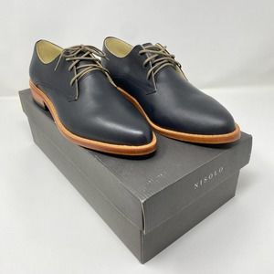Nisolo James Oxford Shoes Black Size 8 NEW Leather